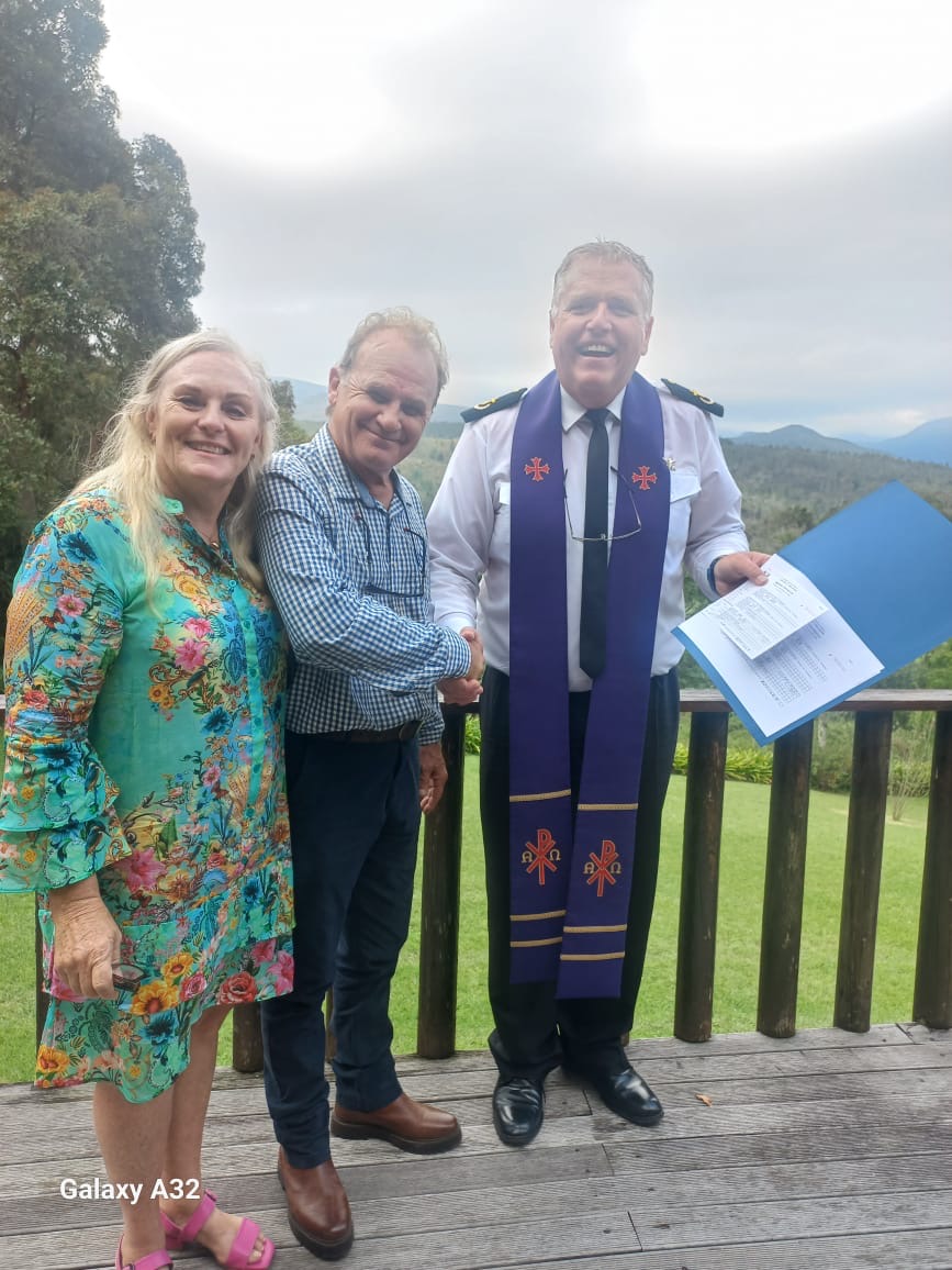 Wedding ceremony by Dr. Gerrit Rademeyer in Sterkstroom
