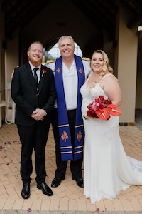 Wedding ceremony by Dr. Gerrit Rademeyer in Sterkstroom