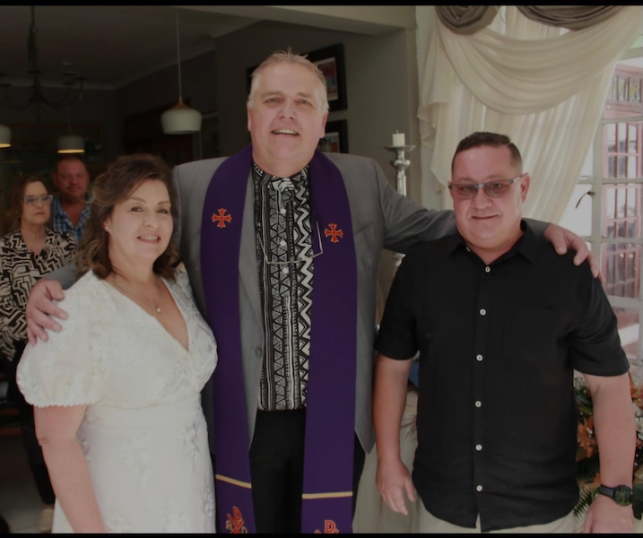 Wedding ceremony by Dr. Gerrit Rademeyer in Sterkstroom