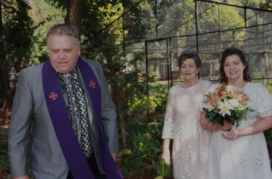 Wedding ceremony by Dr. Gerrit Rademeyer in Sterkstroom