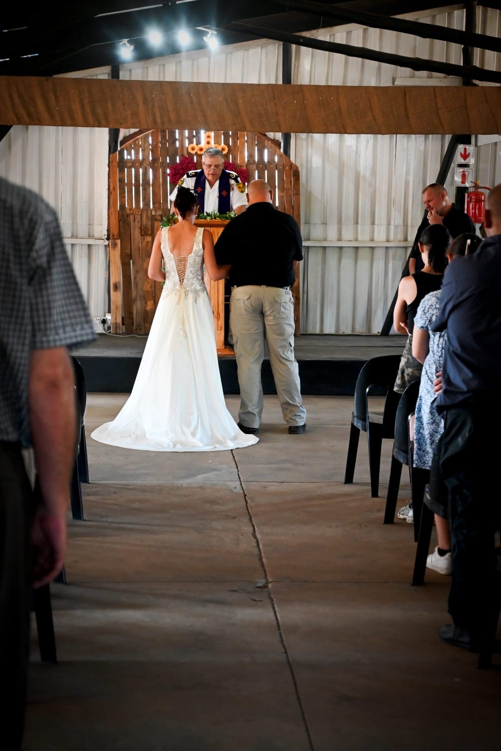 Wedding ceremony by Dr. Gerrit Rademeyer in Sterkstroom