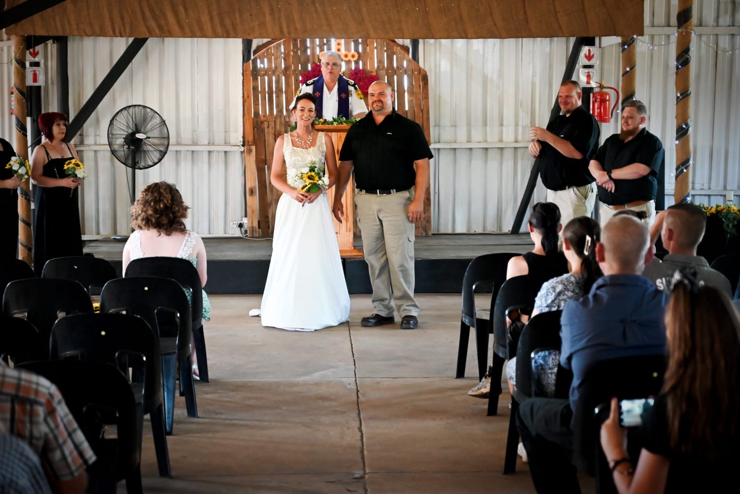 Wedding ceremony by Dr. Gerrit Rademeyer in Sterkstroom