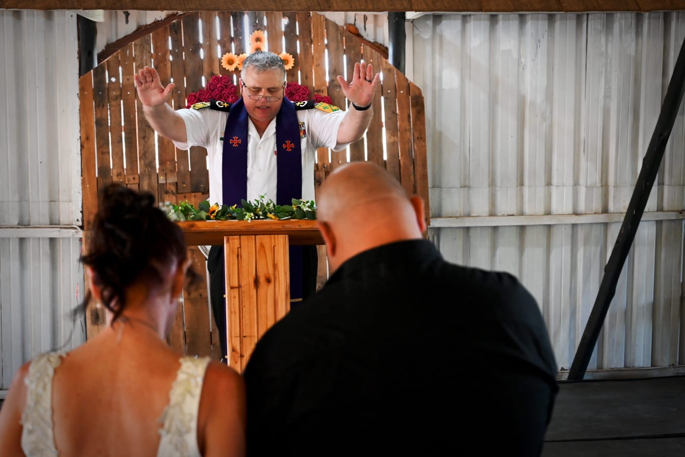Wedding ceremony by Dr. Gerrit Rademeyer in Sterkstroom